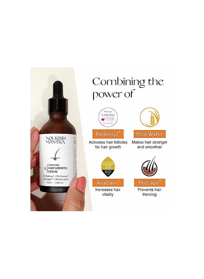 Nourish Mantra Advanced Hair Growth Serum  50ml - Image 5