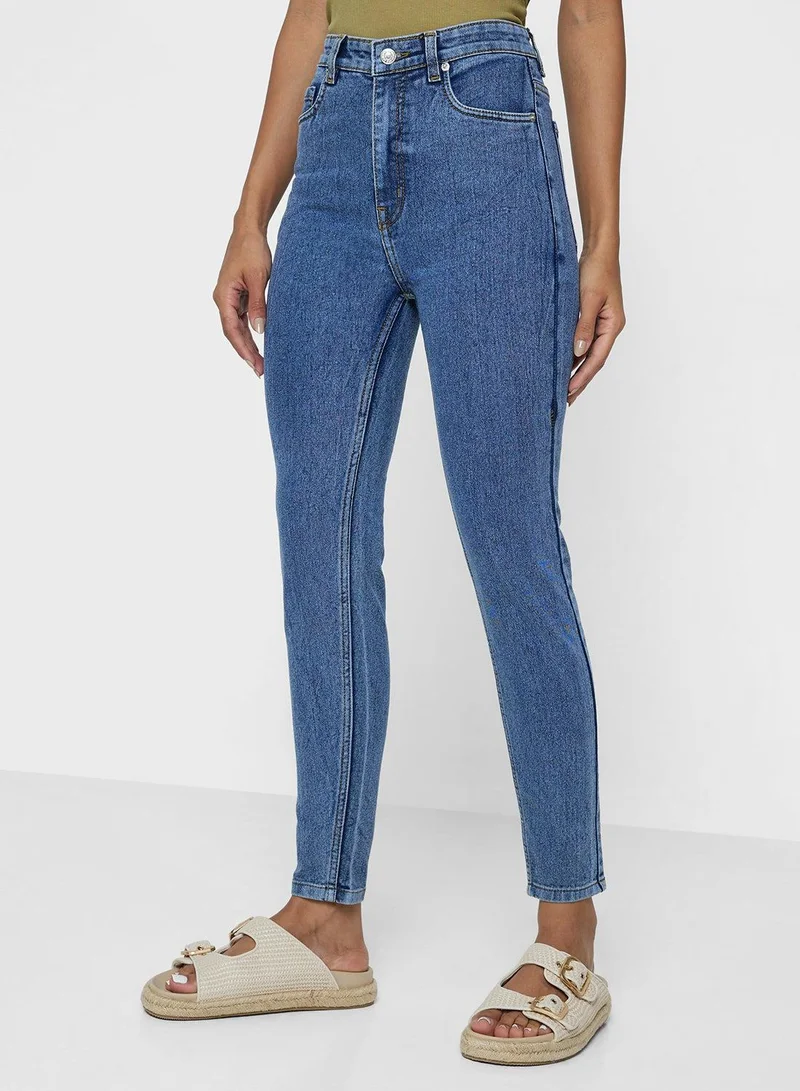 Distressed Denim Pants