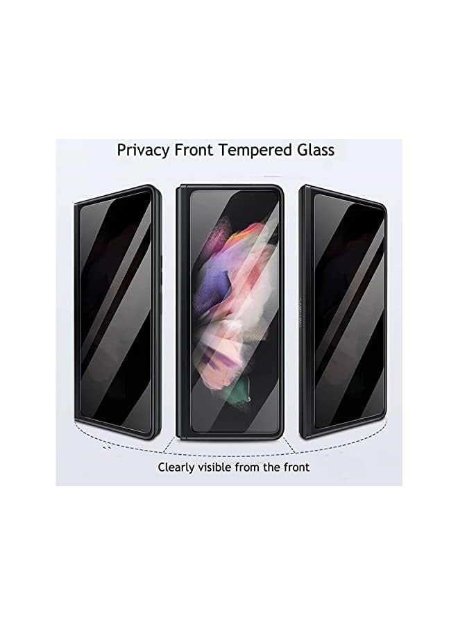 PROMASS (2Pcs) Z Fold 4 Screen Protector Compatible with Galaxy Z Fold 4 Privacy Screen Protector (Internal Screen+Front Screen) Hydrogel Film Soft Bubble Free (Z Fold 4) - Image 3