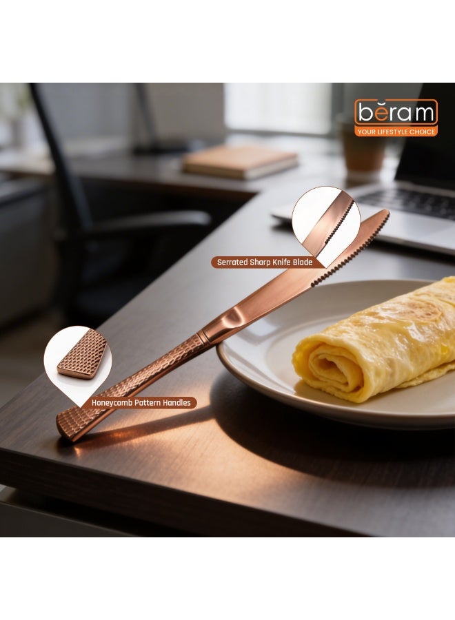 BERAM Sparkling Steel Mermaid 304 Cutlery Dinning Knife Stainless Steel, Flatware 18/10 Grade Kitchen Utensils Silverware with Engraved HandlesTableware For Home, Restaurants, Hotels - Image 4