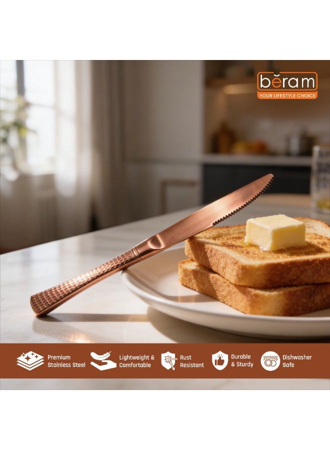 BERAM Sparkling Steel Mermaid 304 Cutlery Dinning Knife Stainless Steel, Flatware 18/10 Grade Kitchen Utensils Silverware with Engraved HandlesTableware For Home, Restaurants, Hotels - Image 3
