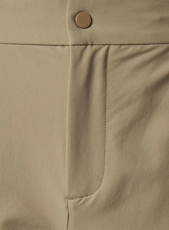 Iconic BEIGE Iconic Men Slim Fit Trousers for Men | Best Price UAE