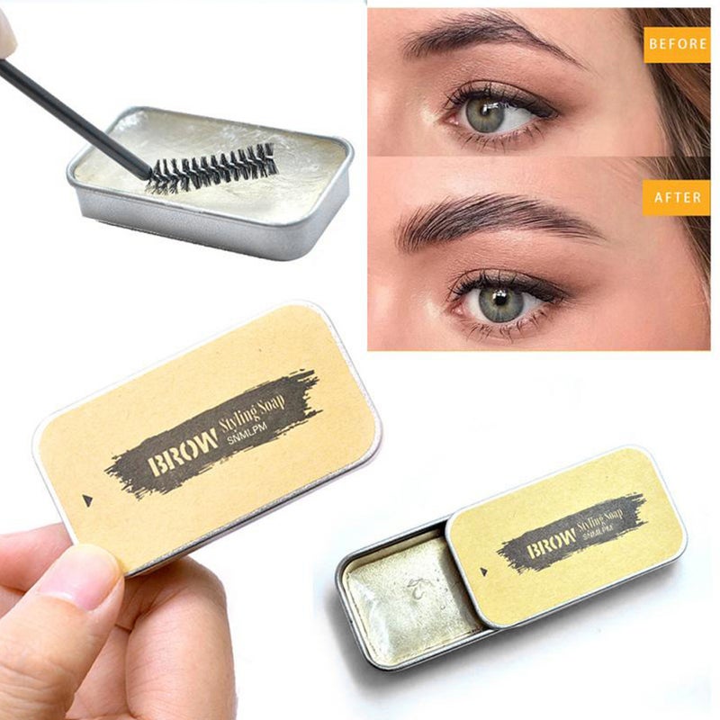 Brows Styling Soap Brows Kit Long Lasting Waterproof Eyebrow Setting Tint Gel Pomade Brows Makeup Gel - Image 5