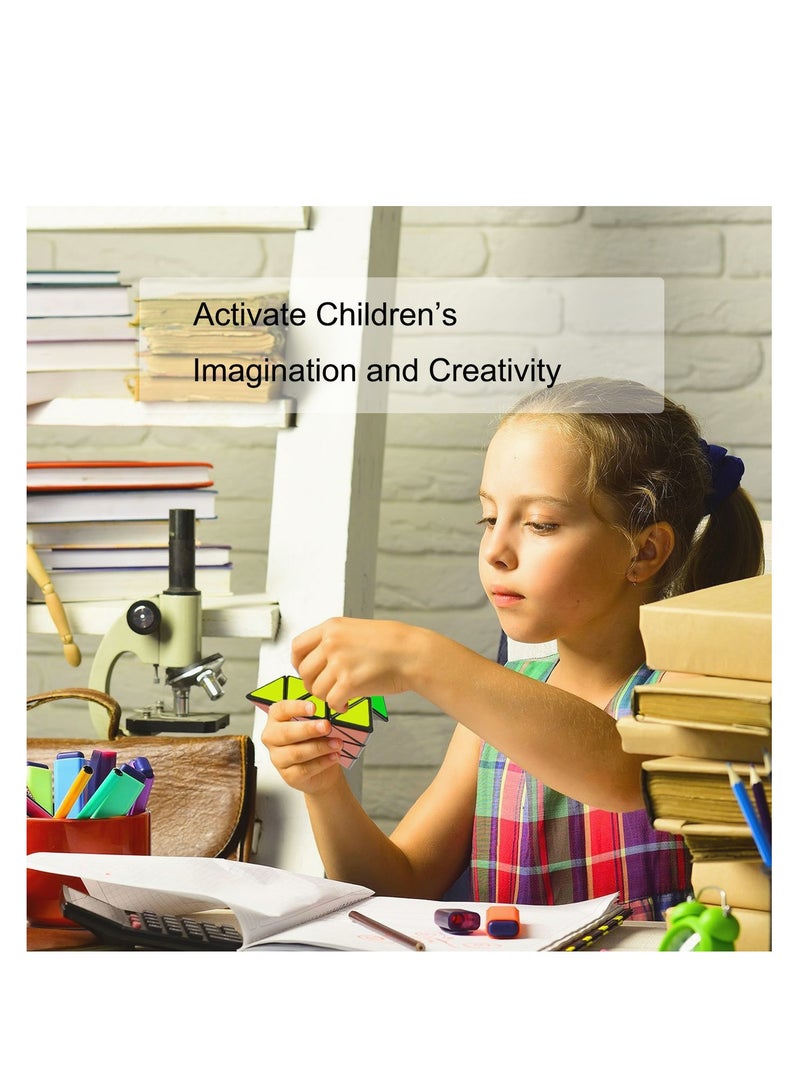 KASTWAVE Speed Cube Set, Pyramid Dodecahedron Windmill Cube, Magic Puzzle Cubes Collection for Kids & Adults 3 Pack - Image 3