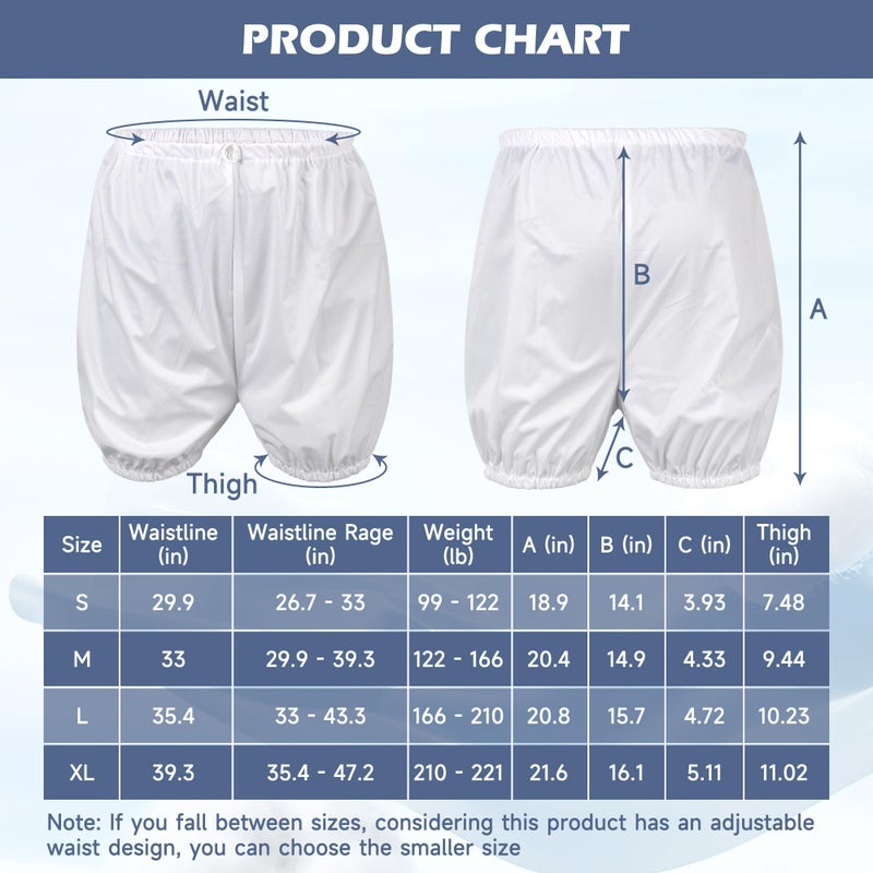 ZINGTERRA 2Pack Adult Diaper Cover for Incontinence Adjustable Waist,Unisex Leak-Protection Pants Over Diapers Waterproof,Washable Adult Incontinence Briefs,Reusable Underwear for Men Women Supplies - Image 4
