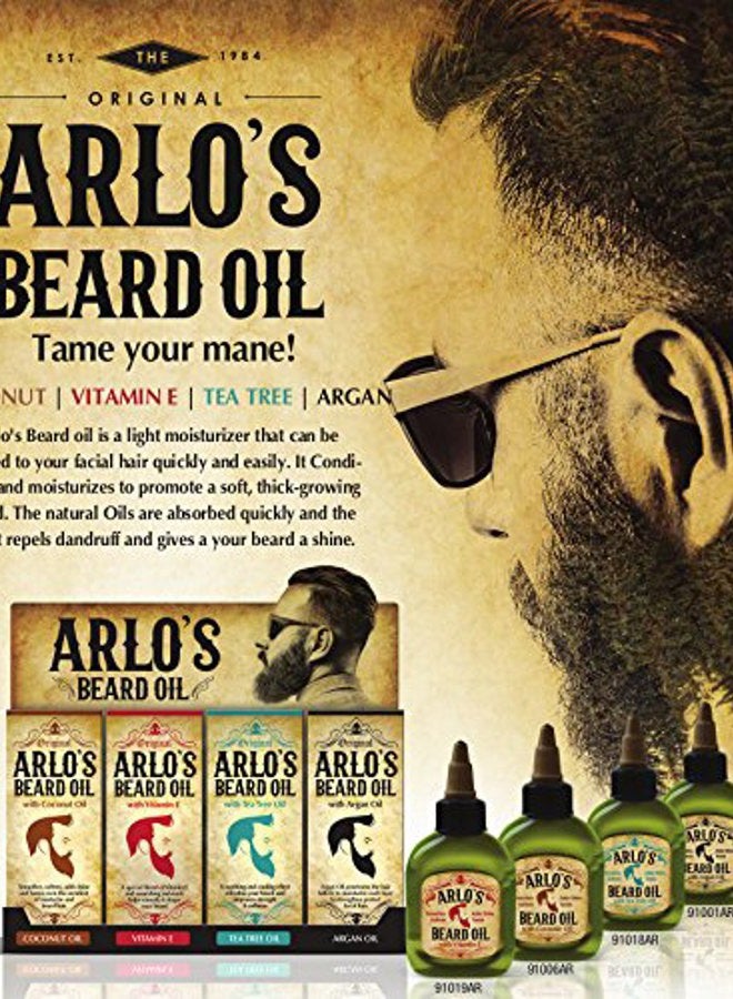 Arlo's Beard Oil with Argan Oil, 2.5 Fluid Ounce - Image 3