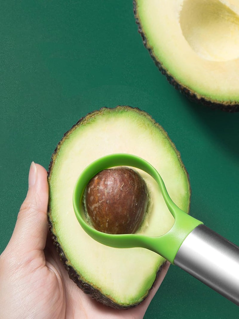 shofilt Avocado Slicer Tool – 2-in-1 Avocado Cutter & Saver | Stainless Steel Avocado Knife & Pitter | Multi-Function Fruit Cutter for Dragon Fruit, Kiwi, Papaya | Dishwasher Safe - Image 2