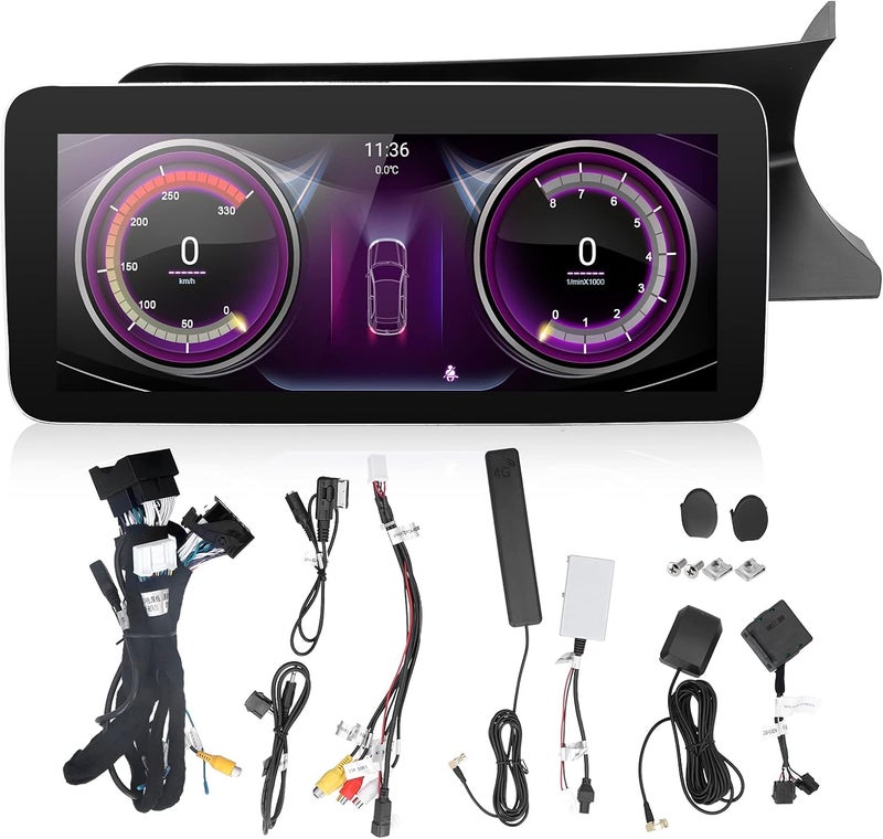 klarako 10.25in Navigator Display ABS+IPS Touch Screen Replacement for C?Class W204 S204 C204 2011?2012 LHD(PX6（4+64G）) - Image 1