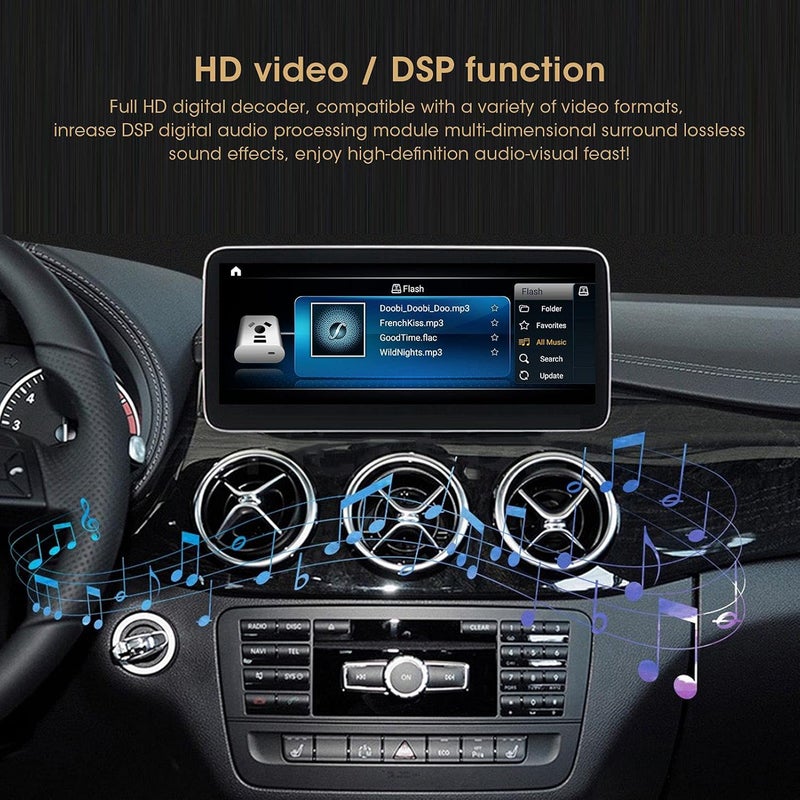 klarako 10.25in Navigator Display ABS+IPS Touch Screen Replacement for C?Class W204 S204 C204 2011?2012 LHD(PX6（4+64G）) - Image 5