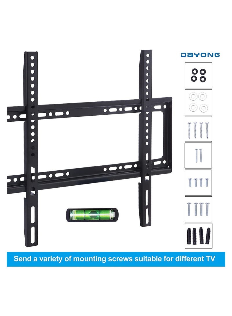 TV Wall Mounts Bracket for 26-65 Inch VESA 400 x 400mm and 35kg Loading Capacity Fixed Mounting Bracket for LED LCD OLED Flat Curved Screen TVs - Image 3