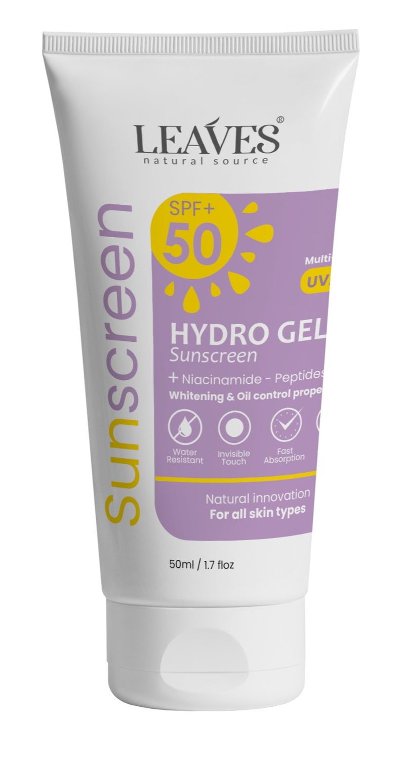 لييفز هيدرو جل صن سكرين SPF 50+ 50 مل - Image 1