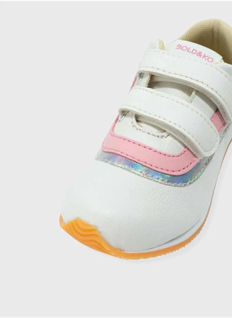 BOLD&KO Kids Amazana Velcro Sneakers