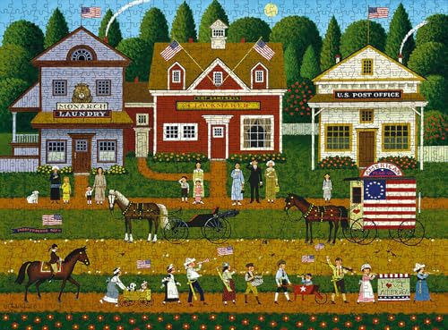 Buffalo Games Charles Wysocki Young Patriots 1000 Piece Puzzle Challenging Puzzle Perfect for Game Nights Finished Size is 2675 x 1975 - Image 5