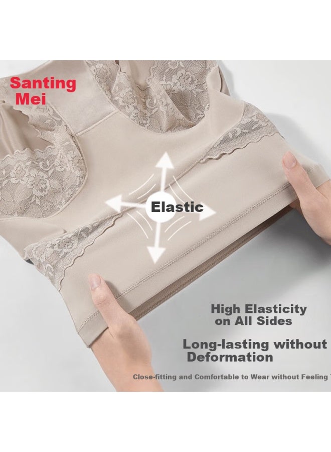 Gracewell High Waist Tummy Control Lifting Panties Women's Light Shaping Cotton Antibacterial Postpartum Waist Cincher Seamless Summer Thin - Image 5