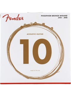 Fender Phosphor Bronze Acoustic Guitar Strings Ball End 60XL 010048