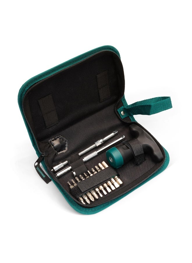 Sata SATA GL09341 24-Piece Ratcheting T-Handle Screwdriver Set  - Image 1