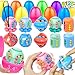 AMENON 12 Pack 34 Jumbo Filled Easter Eggs with Toys Magic Bean Cubes Fidget Puzzle Toy Brain Teaser Easter Basket Stuffer Egg Fillers Stress Relief Party Favors Gifts Kid Toddler Teen Classroom Prizes - Image 2