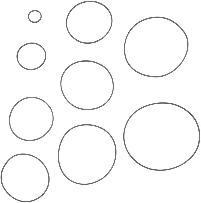 Square Tape Machine Belt Folded 45mm Rubber Drive Belt Replacement for Recorder Players Turntables - Image 5