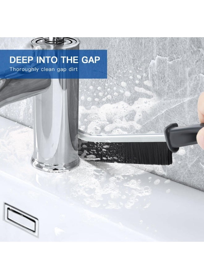 SKYBD Crevice Cleaning Brush, 2024 Multifunctional Gap Cleaning Brush Tool, Bathroom Gap Brush, Grout Cleaner Brush, Hard Bristle Crevice Cleaning Brush (2PCS-Grey) - Image 5