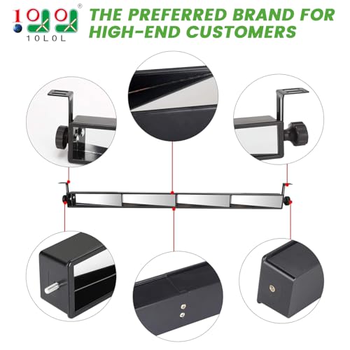 10L0L Universal Golf Cart 4 Panel Mirror Wide Angle Rear View Mirror fit EZGO,Club Car,Yamaha and Other UTV ATV & Truck Van - Image 2