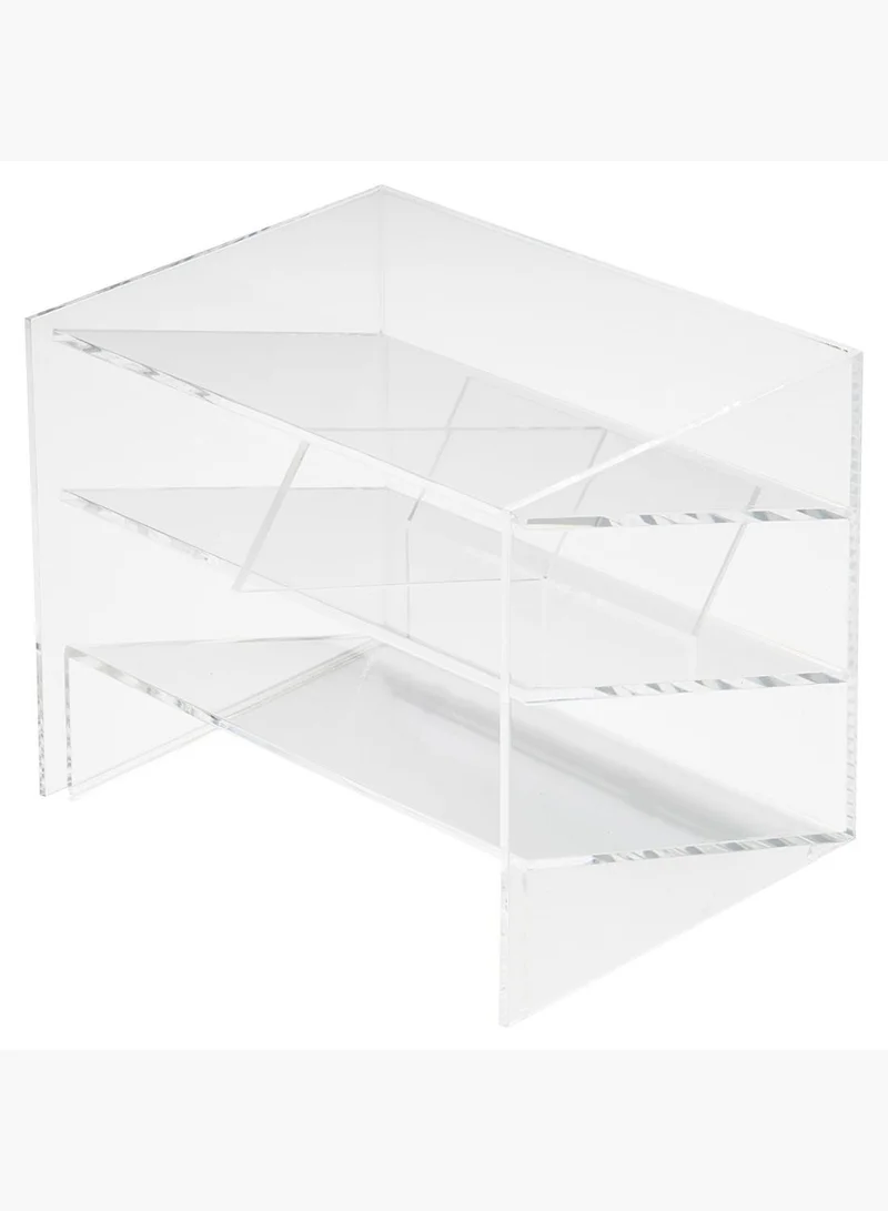 MUJI Clear Desk Organizer Tiered Design