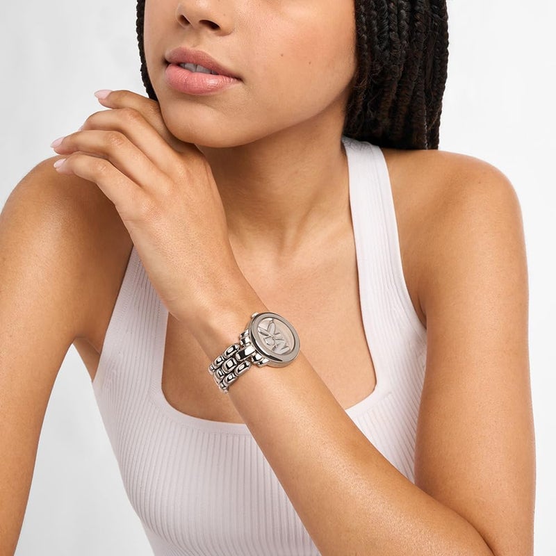مايكل كورس Women Michael Kors Women's Phoebe Three-Hand Stainless Steel Watch - Model MK4963 - Image 5
