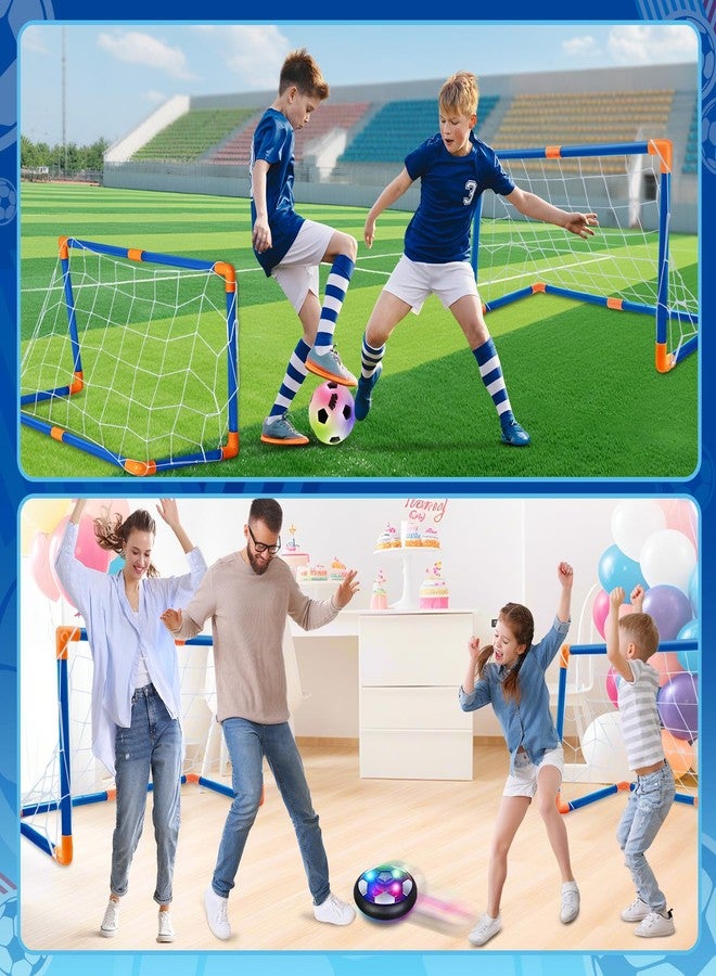 ShyLizard Soccer Ball Toys Game for Kids Age 3 4 5 6 7 8-12, Hover Soccer Ball Set with Hover Soccer Balls, Light-Up Indoor football Balls and 2 Goals, Christmas Birthday Gifts for Boy Girl 3-5 6-8 Year Old - Image 5