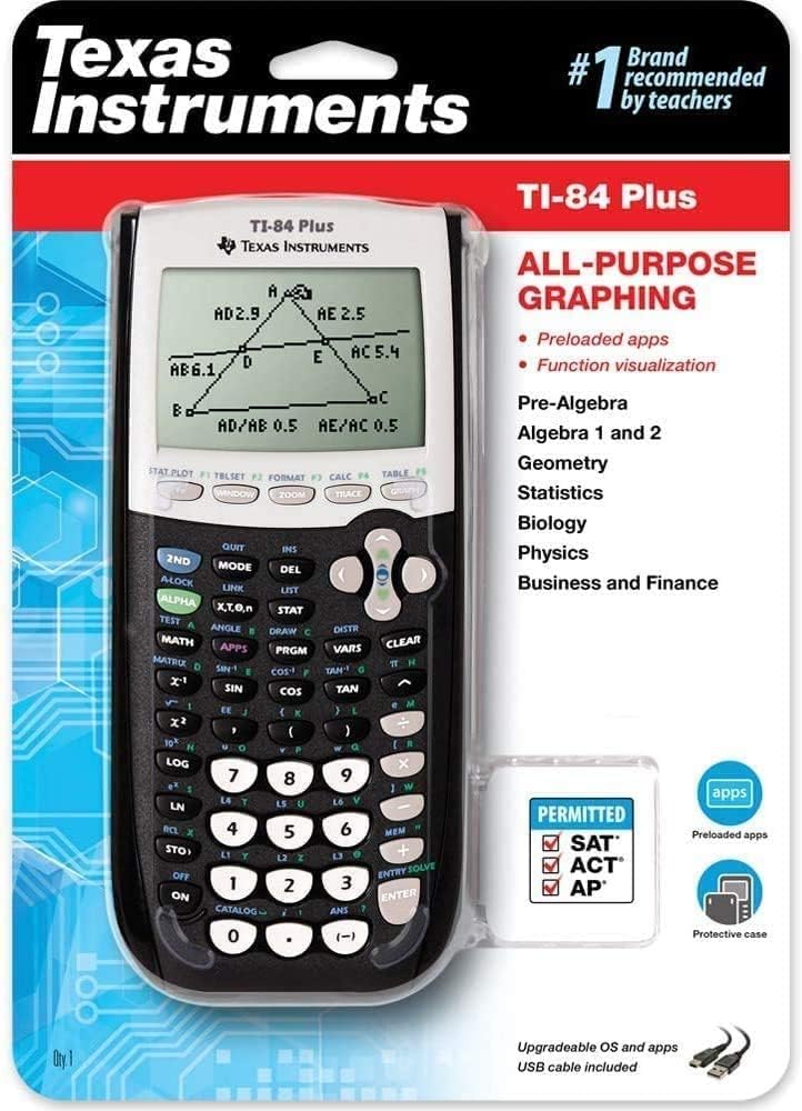 Texas Instruments Ti-84 plus Graphing calculator - Black - Image 2