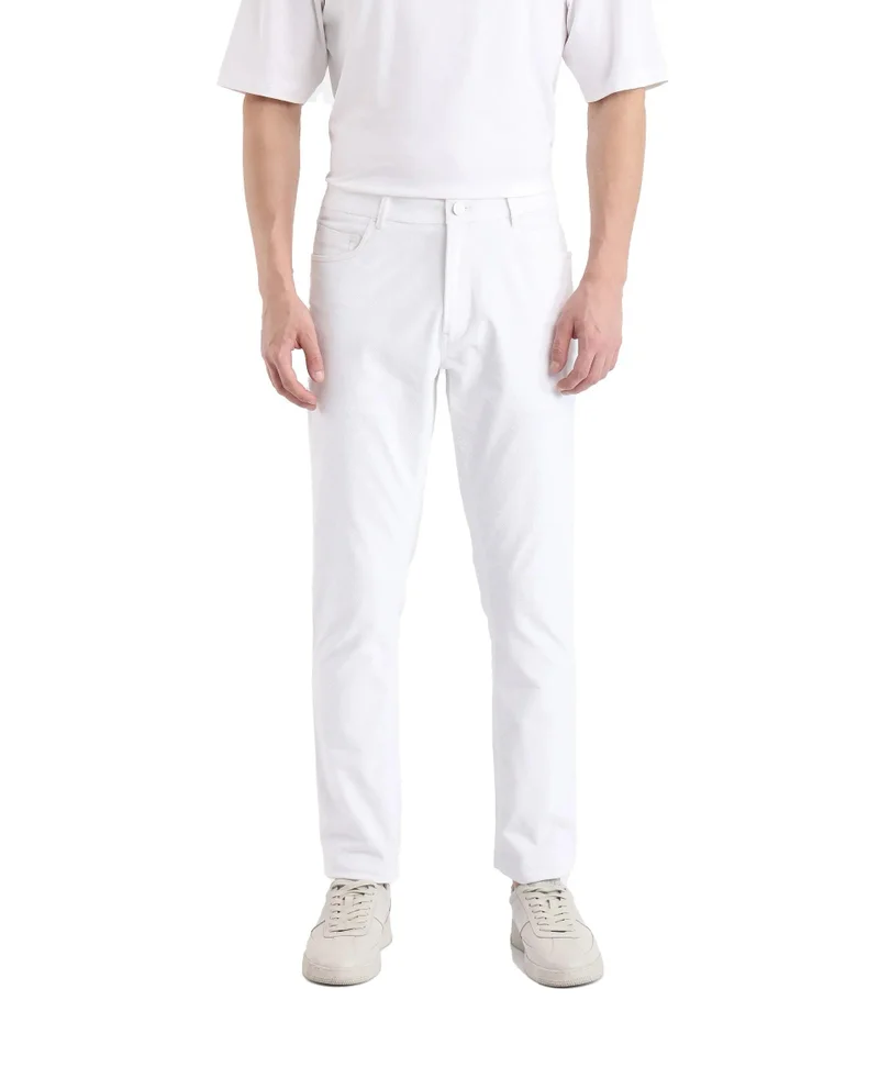 Rare Rabbit Men's Regular Fit Solid Trouser
