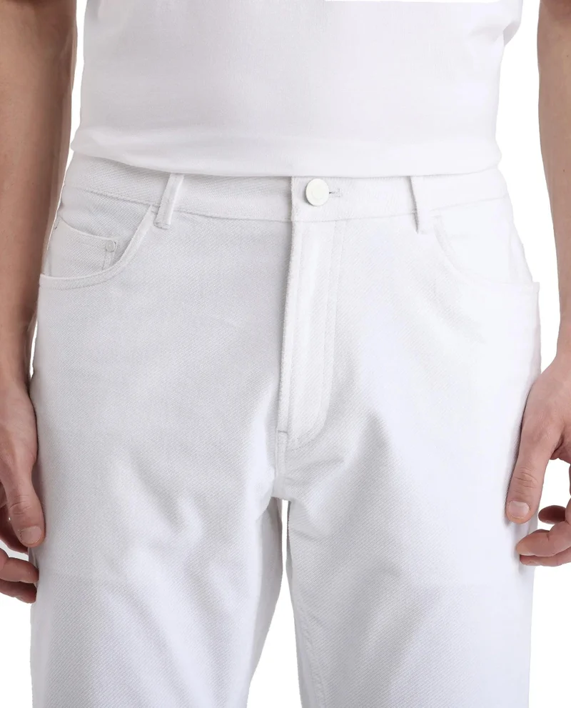 Rare Rabbit Men's Regular Fit Solid Trouser