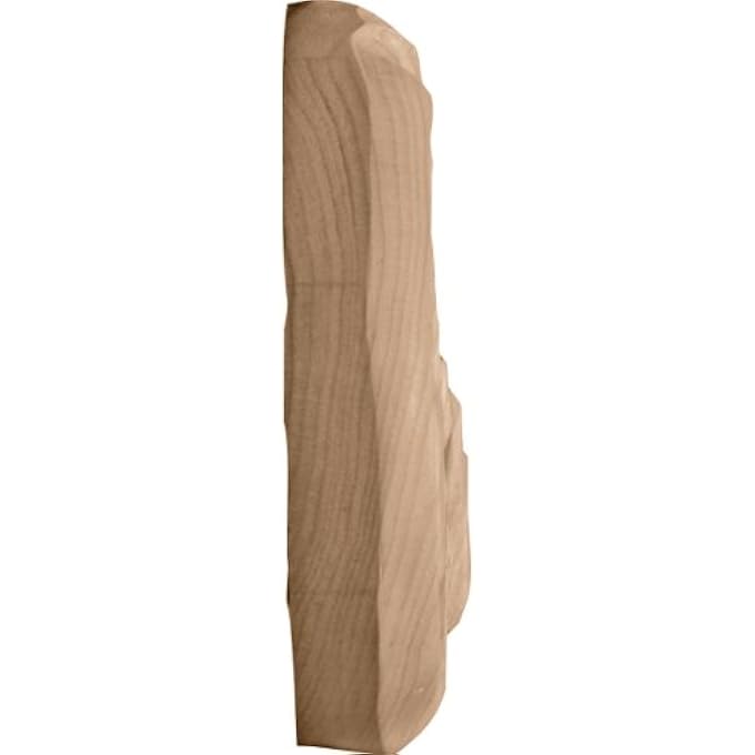 ONL07X03X01SWAL EACH SIDE SMALL SWAYING SCROLLS PAIR, 7 1/8-INCH X 3 1/8-INCH X 5/8-INCH, ALDER - Image 2