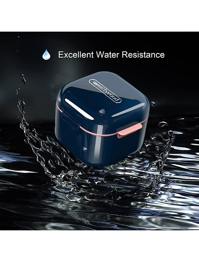 Westwood Soak Box Denture Organizer Invisible Braces Teeth Organizer Cleaning Box  Storage Soaking Container with Strainer Basket - Image 4