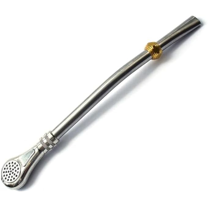 Tealand Durable Stainless Steel Drinking Mat Straw With Removable Filter For Loose Leaf Tea 16 Cm - Image 1