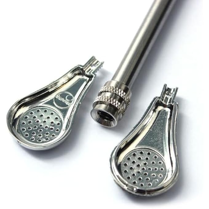 Tealand Durable Stainless Steel Drinking Mat Straw With Removable Filter For Loose Leaf Tea 16 Cm - Image 2