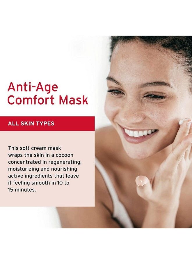 Embryolisse Antiage Comfort Mask 2.03 Fl. Oz. Hyaluronic Acid & Vitamin E Night Face Mask For Women Natural & Organic Anti Wrinkle Cream Paraben Free Lotion  - Image 3
