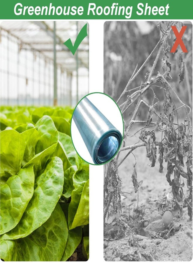 ZOUXIKOU Clear Polycarbonate Roofing Sheet, Plastic UV Resistant Greenhouse Shed Canopy, Transparent Insulation Day Lighting Panels, Easy Cut Covering Panel for Outdoor Gardening (Clear, 6.56ft x3.2ft) - Image 5