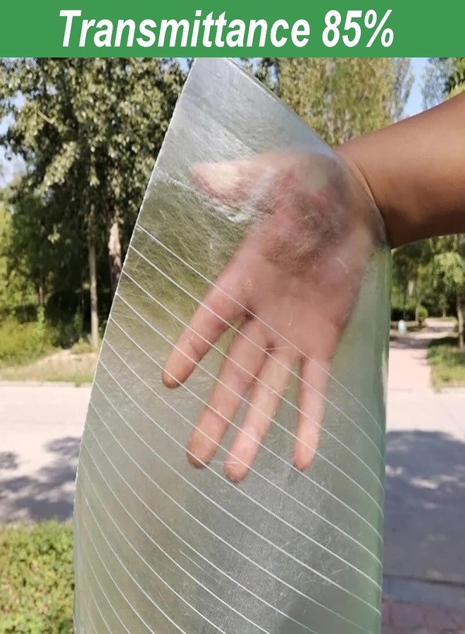 ZOUXIKOU Clear Polycarbonate Roofing Sheet, Plastic UV Resistant Greenhouse Shed Canopy, Transparent Insulation Day Lighting Panels, Easy Cut Covering Panel for Outdoor Gardening (Clear, 6.56ft x3.2ft) - Image 3