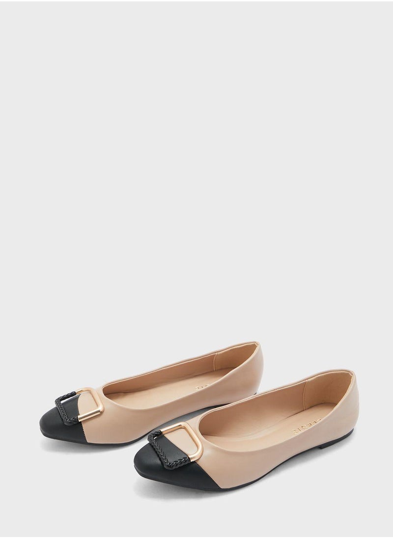 Celeste - Pointed Toe Ballerinas - Image 1