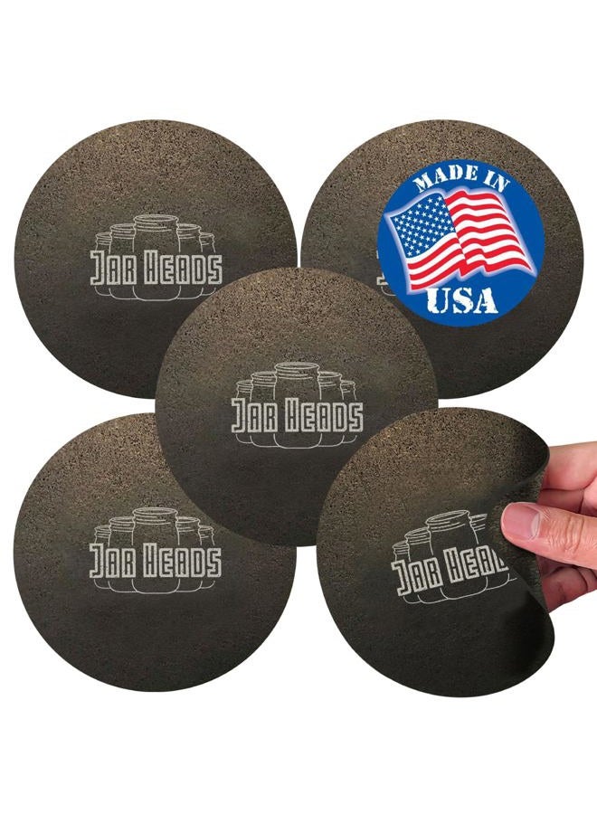 JAR HEADS Rubber Opener Grippers - Set of 5 Thick Multi Purpose Gripper Pads Made in The USA - Open s and Bottles Easy - Great for Weak or Arthritic Hands - Image 1