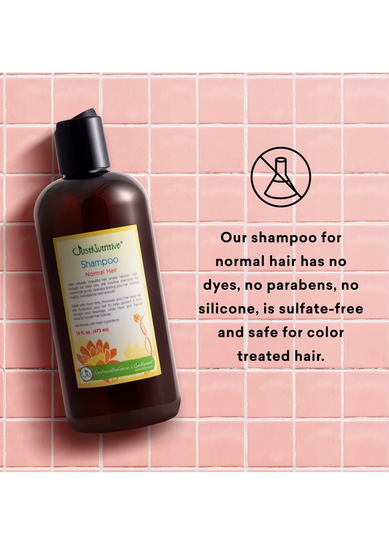 Just Nutritive Just Nutritive Normal Hair Shampoo | Best Shampoo for Normal Hair Types | Leaves Hair Fresh & Great  - Image 2