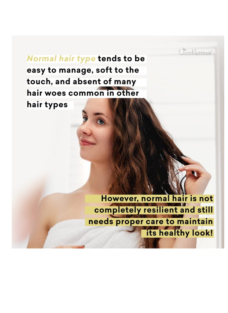 Just Nutritive Just Nutritive Normal Hair Shampoo | Best Shampoo for Normal Hair Types | Leaves Hair Fresh & Great  - Image 3