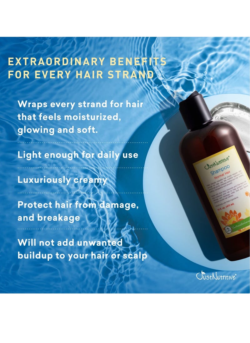 Just Nutritive Just Nutritive Normal Hair Shampoo | Best Shampoo for Normal Hair Types | Leaves Hair Fresh & Great  - Image 4