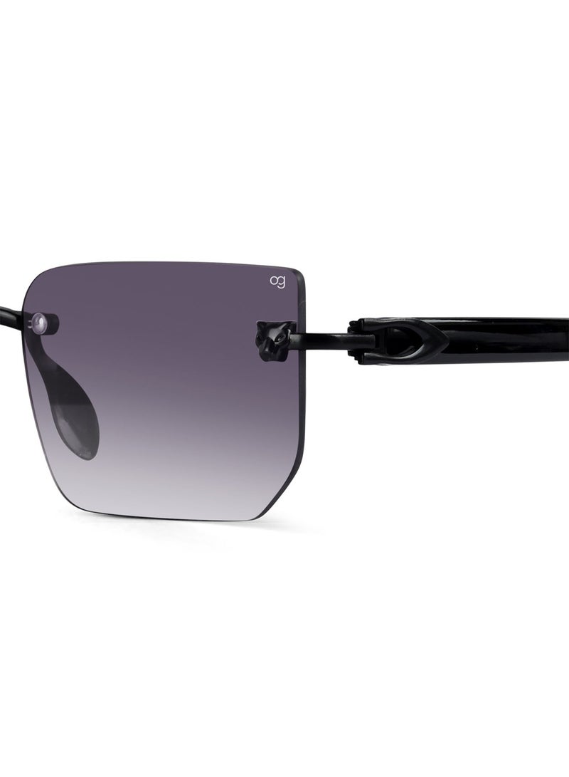 Woggles Unisex UV Protection Rectangle Sunglasses |Rimless Sunglasses - Image 3