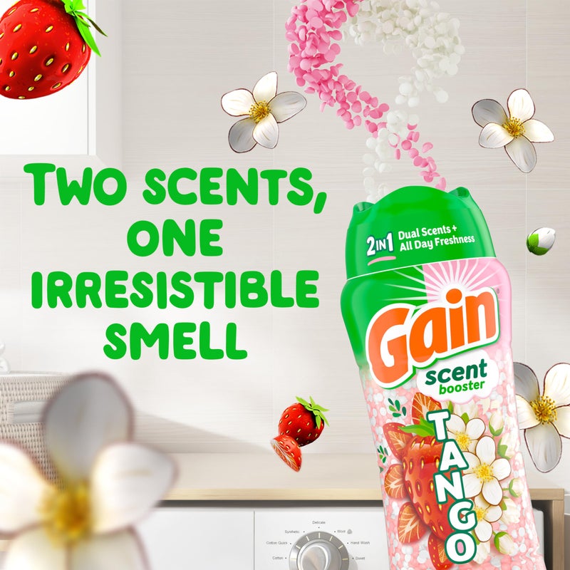 Gain Tango 2-in-1 Laundry Scent Booster Beads, Strawberry and Shea Scent, 21.1 oz, Laundry Beads with Dual Scents Plus All Day Freshness - Image 3