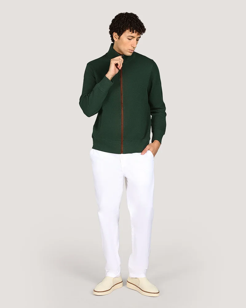 GANT Sacker Rib Full Zip Cardigan