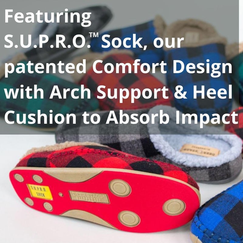 Deer Stags Kids' Lil Spun Slipper in Black / 5 Big Kid - Image 4