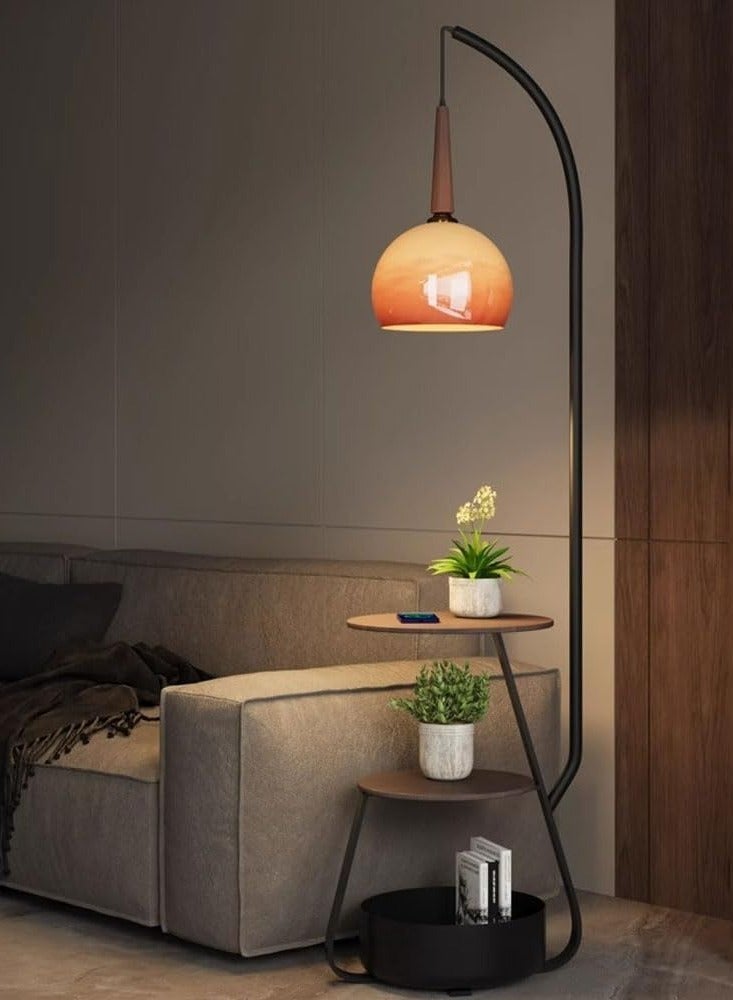 DubaiGallery Floor Lamp Multifunctional Floor Lamps Height Adjustable Vertical Lamp Decorative Tall Lamps Corner 2 Desk + 1 Storage Cube - Image 2