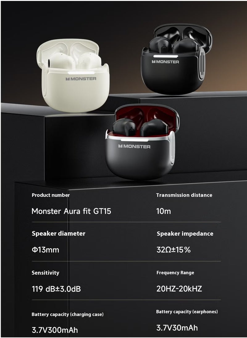 Monster - MONSTER wireless Bluetooth headset | 24-hour long battery life · 13mm metal diaphragm · Bluetooth 5.4 ultra-fast connection · Cloud-like comfortable wearing · Clear call experience - Image 1