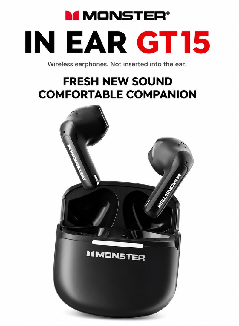 MONSTER Wireless Bluetooth Headset | 24H Battery Life, 13mm Metal Diaphragm, Bluetooth 5.4, Clear Calls, Lightweight Cloud-Comfort Design - Image 1