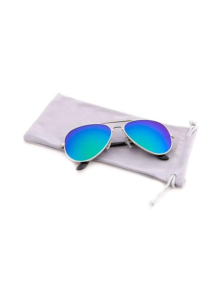 Oasisgalore Kids Aviator Sunglasses UV Protection Aviator Sunglasses for Little Girls Boys Age 2-9 - Image 3